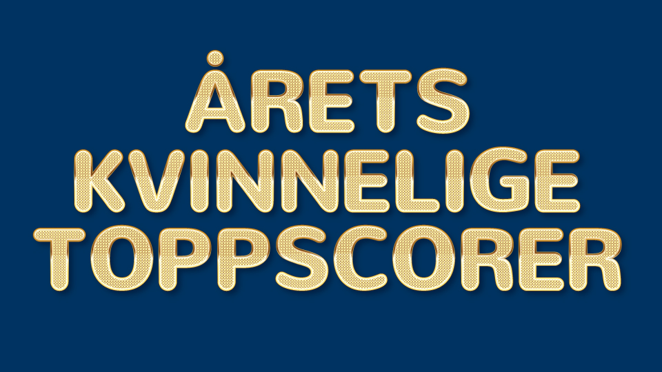 2018: Årets kvinnelige toppscorer